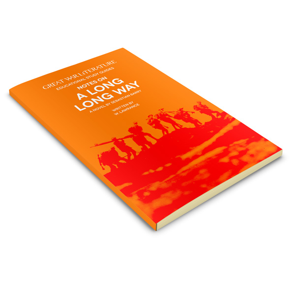 Image showing the paperback front cover of the study guide by Wendy Lawrance on A Long Long Way.